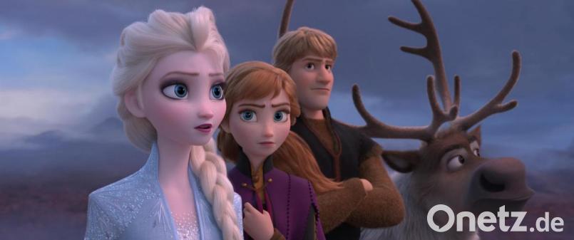 Elsa, Anna, Kristoff und Rentier Sven sind zurück. Diese Woche startet "Die Eiskönigin 2" in den deutschen Kinos. Bild: Disney/dpa