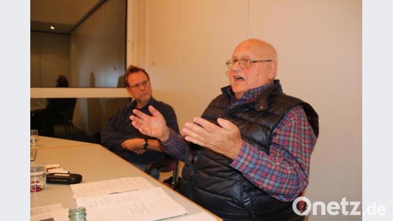 Leser Dr. Peter Steinbock und OTH-Professor Frank Späte. Bild: jrh