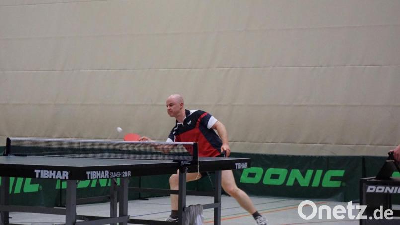 Auch Oliver Günzler konnte die Niederlage des Kolping-Tischtennisvereins gegen Wernberg nicht verhindern. Bild: ttv