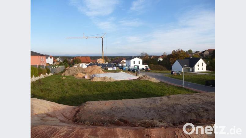 Rege Bautätigkeit in Kaltenbrunn. Bild: bk
