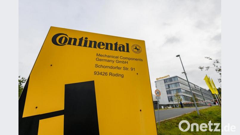 Das Continental-Werk in Roding. Archivbild: Armin Weigel/dpa