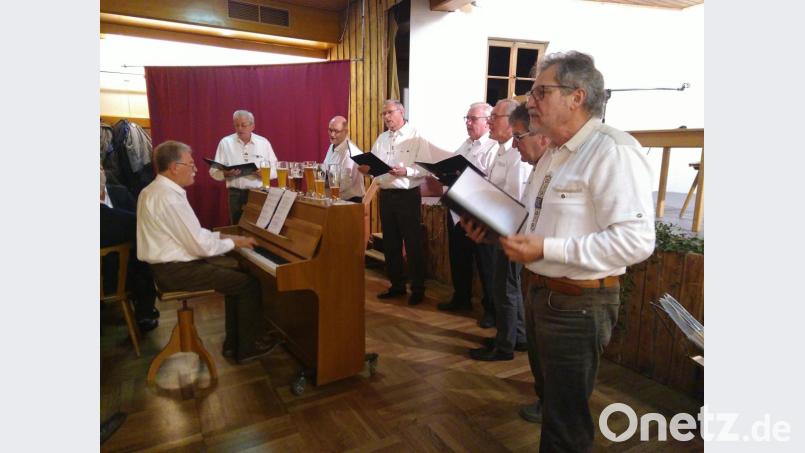 Die Hahnbacher Sänger waren mit ihren Auftritten nicht zu toppen. Bild: mma