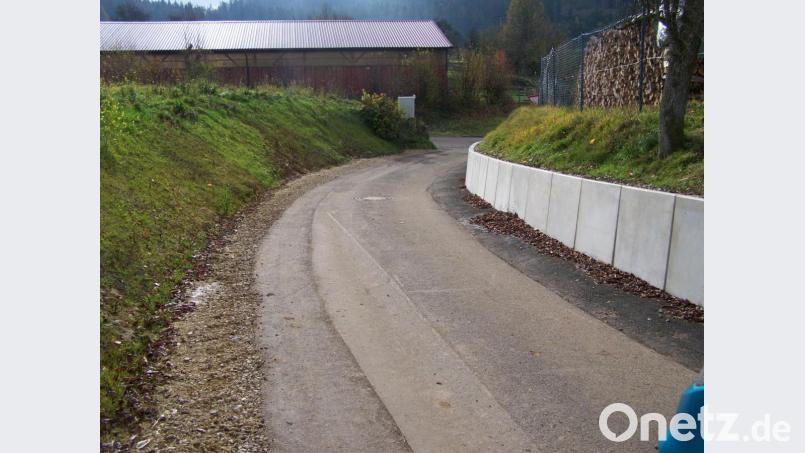 In diesem Bereich wurde die Straße verbreitert, die entfernten Büsche auf der linken Böschung führten zu der Anzeige. Bild: rrd
