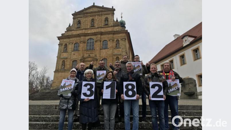 Die Initiatoren von der IG Unser Berg freuen sich über 3182 gesammelte Unterschriften. Sie wollen aber weitermachen. Bild: IG Unser Berg
