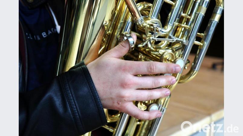 Der Ausbildung seines Nachwuchses räumt der Musikverein Weiding hohe Priorität ein. Symbolbild: Claudia Drescher/dpa