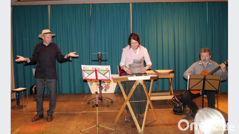 Drei beeindruckende Akteure: Dieter Wank, Cornelia Gurdan und Hermann Lang (von links). Bild: Schönberger, Ferdinand [fsb]