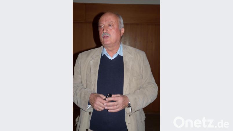 Georg Taubmann stellte die Geschichte seiner Hilfsorganisation vor. Bild: Maul, Ulrike