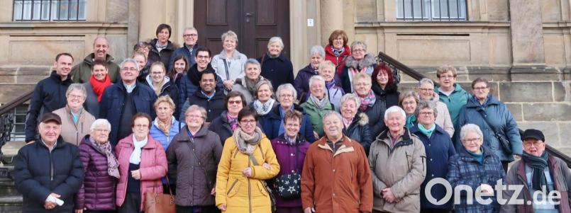 Beim Ausflug der Pfarreiengemeinschaft Vilseck-Schlicht-Sorghof wird auch in der Domstadt Bamberg Halt gemacht. Bild: rha