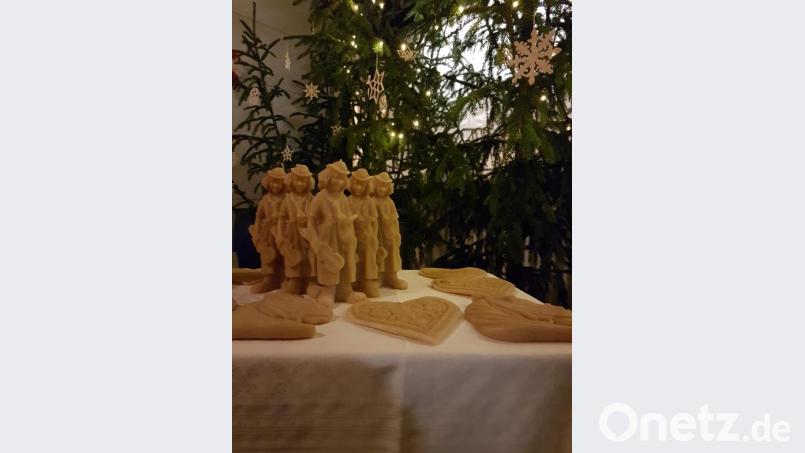 Neben Honig gibt es auch Wachsfiguren. Bild: hzi