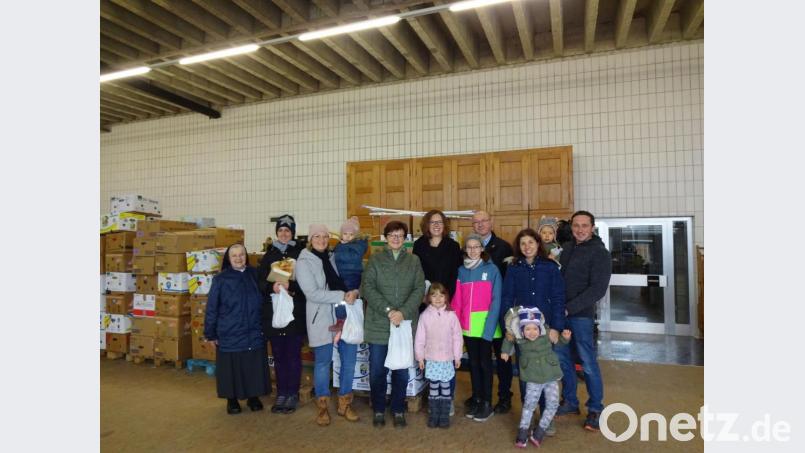Die Buben und Mädchen des Kindergartens St. Elisabeth in Erbendorf haben mit ihren Eltern Päckchen für Kinder in Rumänien gepackt. Bild: exb