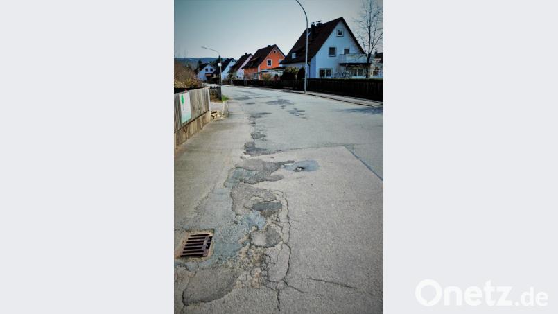 Der Zustand der Paul-Schiedt-Straße ist nicht gut. Bild: twi