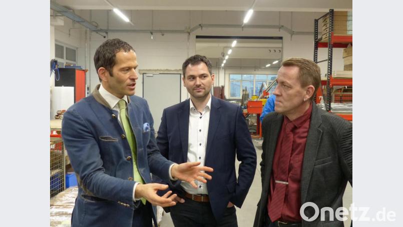 Politiker und Unternehmer, ein gutes Team Bild: hme