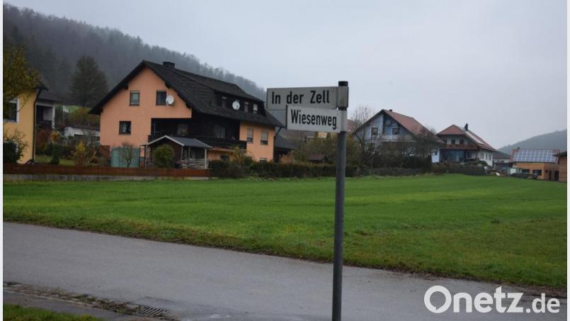 Im Ortsteil Emhof wird das Wohnbaugebiet "In der Zell" erweitert. 13 neue Bauplätze sind dort geplant. Der Änderung des Bebauungsplans stimmte der Marktgemeinderat zu. Bild: bö