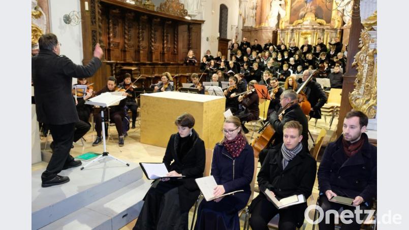 Musikanten aus Böhmen und Bayern stimmten die Besucher am 1. Adventssonntag in der Klosterkirche Speinshart unter der Gesamtleitung von Alexander Pointner auf das Fest der Feste ein Bild: do