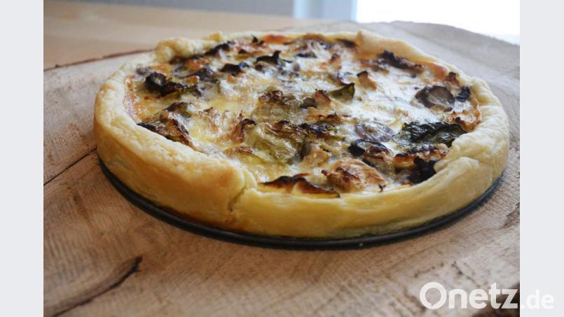Eine Quiche ist immer eine gute Idee. Mit Blätterteig wird sie besonders fluffig. Bild: Gabi Schönberger