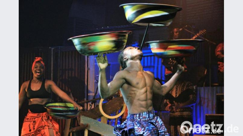 Die Akteure von "Mother Africa" begeistern mit fulminanter und außergewöhnlicher Akrobatik. Bild: Wolfgang Klauke