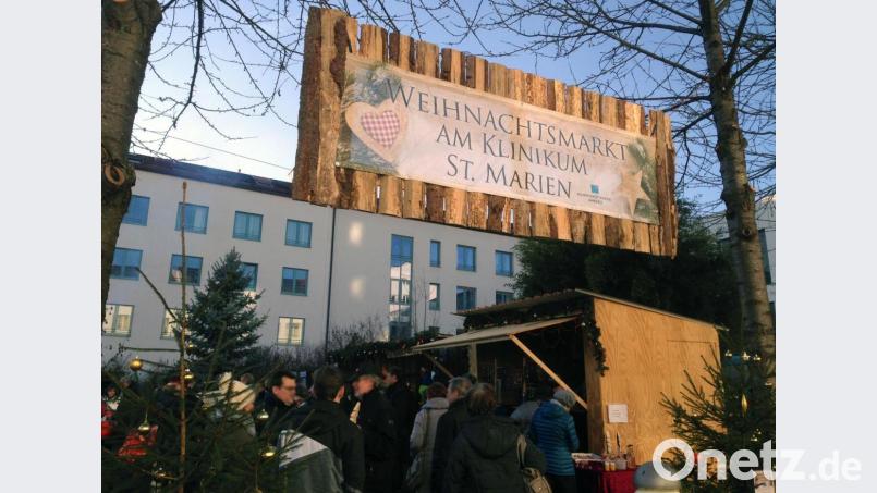 Der kleine Weihnachtsmarkt am Klinikum. Bild: Klinikum/Dietl