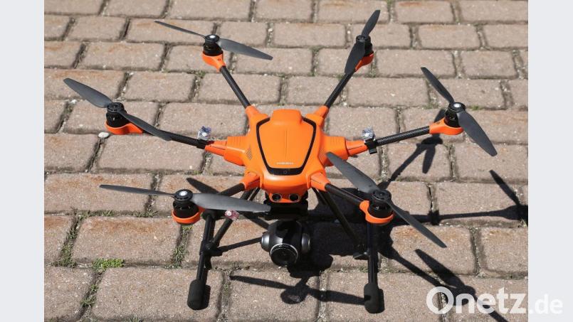 So könnte sie aussehen, die Feuerwehr-Drohne, die ab nächstem Jahr im Landkreis Amberg-Sulzbach eingesetzt wird. Inzwischen steht fest: Stationiert wird das Gerät bei der Feuerwehr Kümmersbruck. Bild: Wolfgang Steinbacher