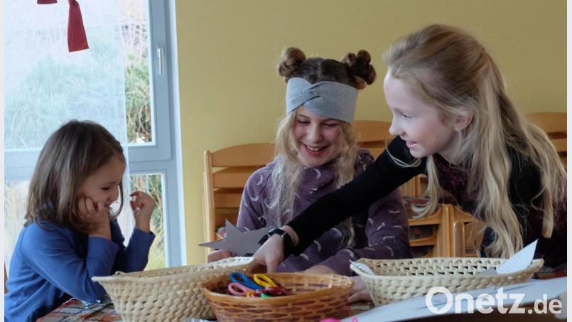 Die Größeren halfen den Kleinen ganz gerne. Bild: wlr