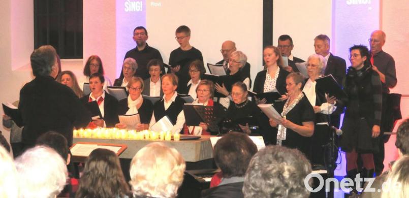 Der Chor der evangelischen Kirchengemeinde feierte das 90-jährige Bestehen mit einem Konzert in der Erlöserkirche. Bild: Hirsch