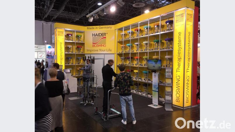 Haider Bioswing präsentieren Produkte auf der Medica 2019 in Düsseldorf. Bild: Haider Bioswing/exb