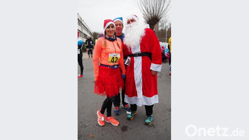 Beim 1. Nikolauslauf des TB Weiden war der Phantasie keine Grenzen gesetzt. Bild: Bühner