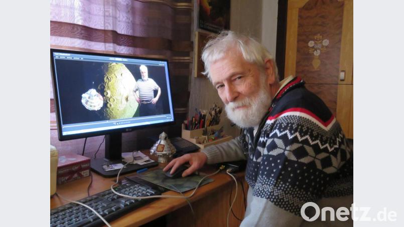 Siegfried Rahner hat in einigen Szenen auch sich selbst im Comic mit eingebracht. Das erinnert an den netten Kinderfernsehmoderator "Peter Lustig". Bild: ubb