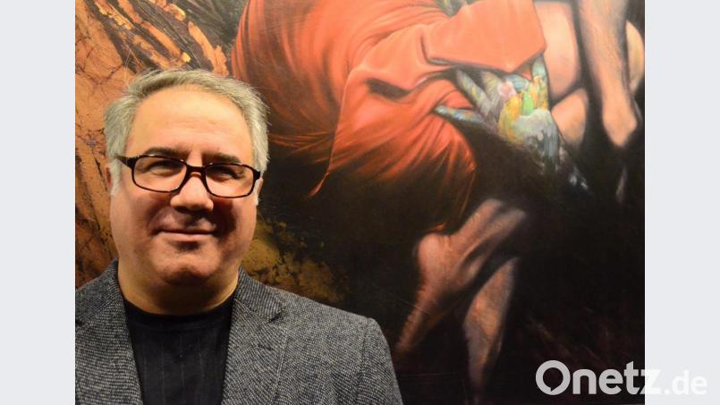 Sasan Zaheri zeigt Arbeiten voller Liebreiz und Anmut. Bild: Kunz