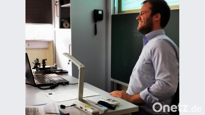 Phillipp Bitzenbauer von der Universität Erlangen-Nürnberg. Bild: Peter Ringeisen/exb