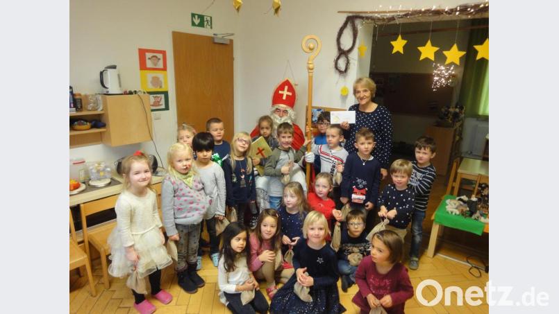 Die Kleinen des Kindergartens St. Joseph haben Spenden für die Kinderkrebshilfe gesammelt. Bild: exb/Kindertagesstätte St. Josef