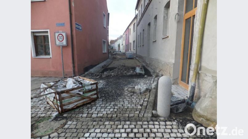 Im Zuge der Baumaßnahme „Buchhaus“ wird auch die Pandurengasse saniert. Bild: ibj
