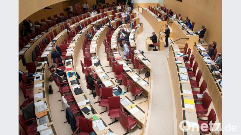 Der Bayerische Landtag tagt. Bild: Tobias Hase/dpa