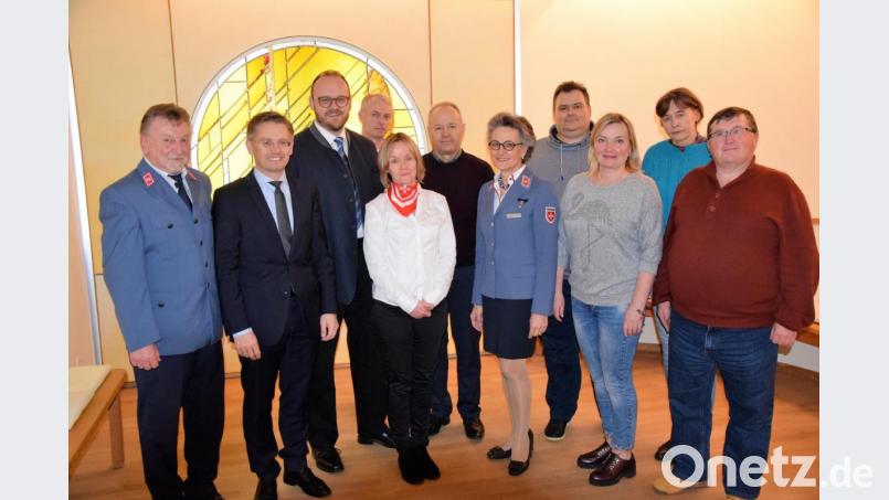 Das Hospiz Sankt Felix ist für die Delegation aus Litauen nicht nur Anschauungsobjekt, sondern auch Anregung für den Aufbau einer Hospizarbeit im Baltikumstaat. Bild: fz