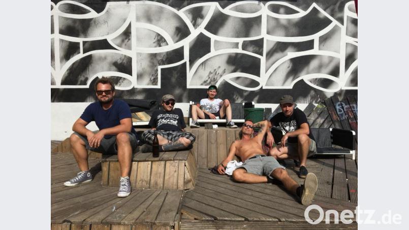 Sonnige Gemüter: Die &quot;Speichelbroiss&quot; 2019. Bild: exb