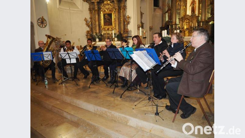 Die Bläser imponieren mit der Arie aus dem Bayerwald. Bild: krb