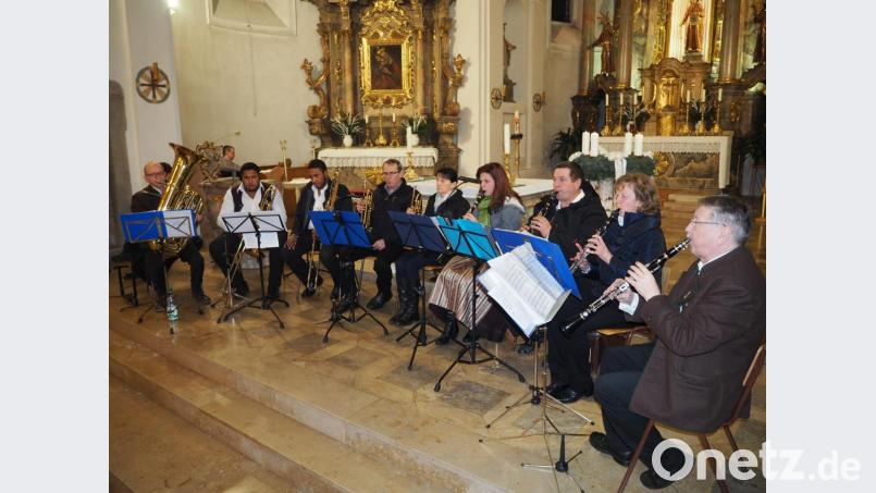 Die Bläser imponieren mit der Arie aus dem Bayerwald. Bild: krb