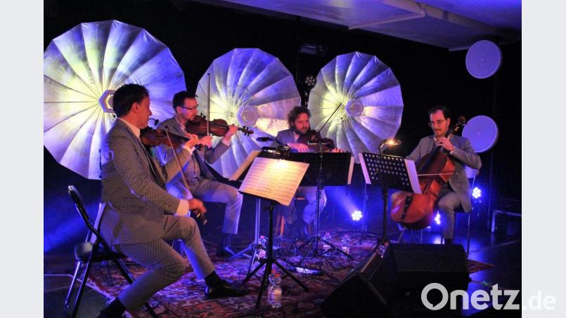 Das Kaiser Quartett sorgte am Montagabend in der "Sünde" nicht nur für ungewöhnliche Klange, sondern begeisterte auf ganzer Linie. Bild: stg
