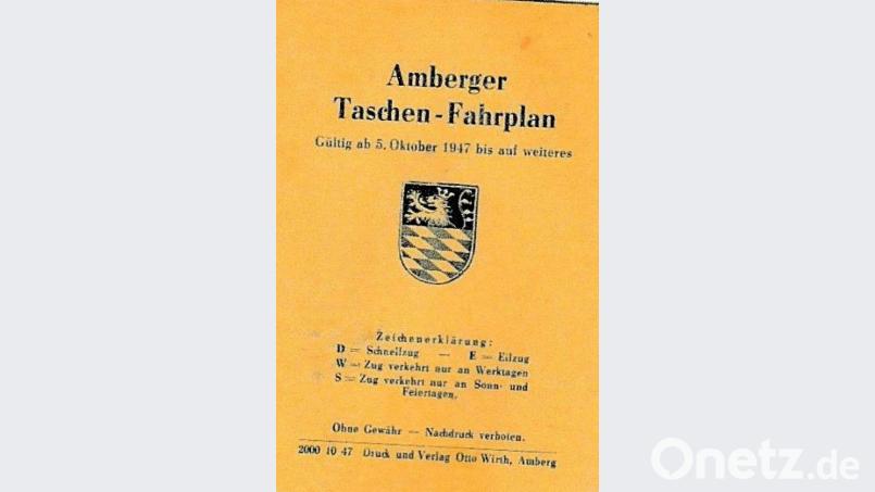 Historischer Fahrplan. Bild: Klaus Tschierschke