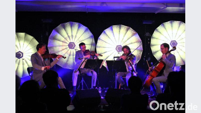 Das Kaiser Quartett sorgte am Montagabend in der "Sünde" nicht nur für ungewöhnliche Klange, sondern begeisterte auf ganzer Linie. Bild: stg