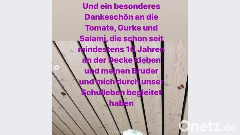 Der Gymnasiast Simon Zeiler postet auf seinem Instagram-Profil. Bild: exb/Simon Zeiler