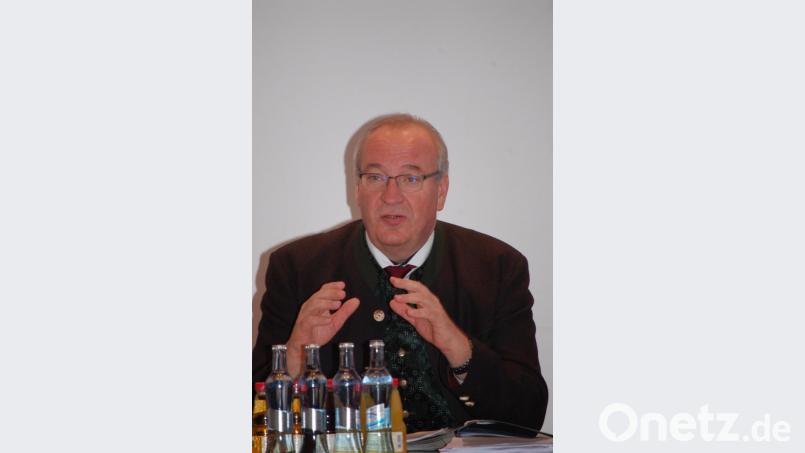 Bezirkstagspräsident Franz Löffler. Bild: gib