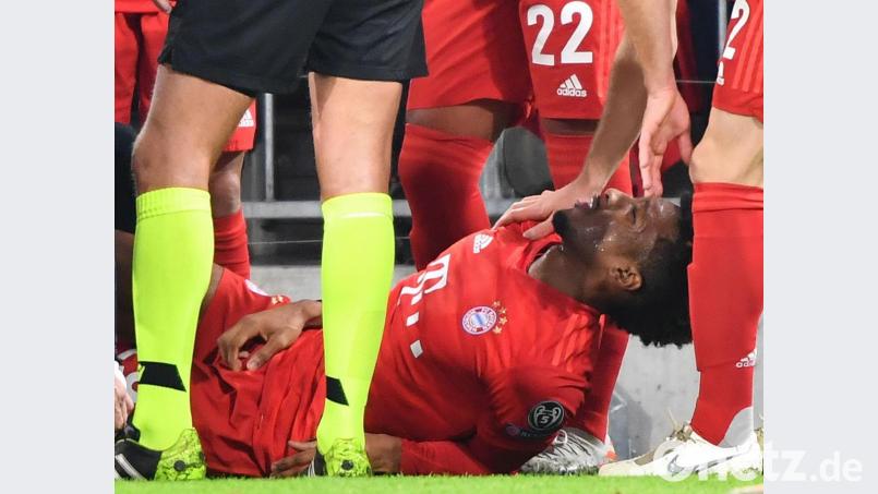 Kingsley Coman hat sich gegen Tottenham Hotspurs erneut schwer verletzt. Bild: Peter Kneffel/dpa