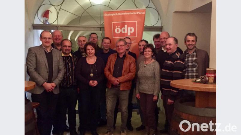 Die ÖDP hat ihre Kandidaten für die Wahl im nächsten Jahr nominiert. Listenführer ist Christoph Zollbrecht (links). Bild: exb