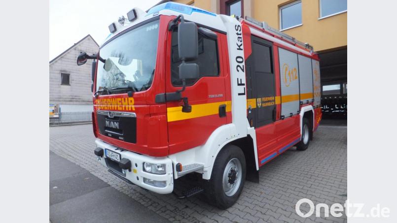 Der ganze Stolz der Hahnbacher Feuerwehr ist das neue LF 20-KatS. Bild: ibj
