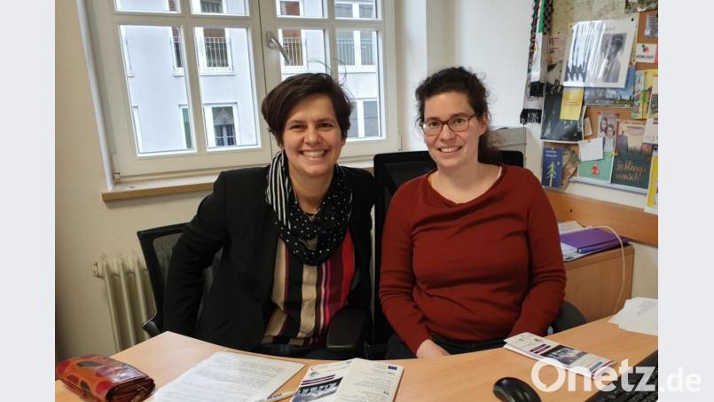 Gisela Baur-Pająk (rechts) ist die Nachfolgerin von Tanja Fichtner auf der Projektstelle für Gedenken und Versöhnung. Sie organisiert Deutsch-Tschechische Begegnungen für Kinder und Jugendliche. Bild: exb/Susanne Götte