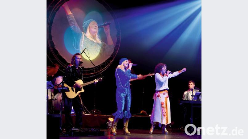 "Super Abba" begeistert im Januar die Besucher in der Max-Reger-Halle mit Hits der schwedischen Erfolgsband. Bild: Pressefoto/exb