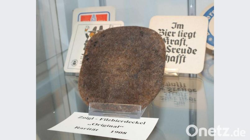 Das Bierfilzl war anfangs tatsächlich aus Filz gefertigt. Archivbild: exb