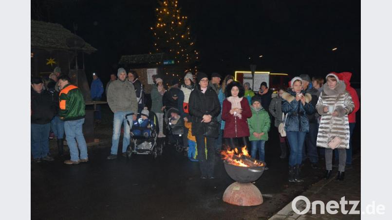 Bei der Dorfweihnacht in Pfaffenreuth. Bild: jr
