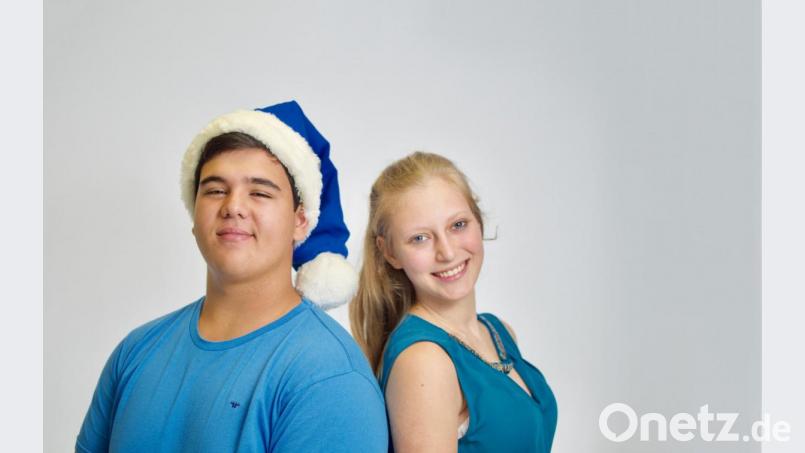 Die argentinischen Schüler Lucas Espinoza und Agostina Lopez erinnern sich an Weihnachten und den Jahreswechsel 2018/2019 in Europa. Bild: Laurens Wittmann
