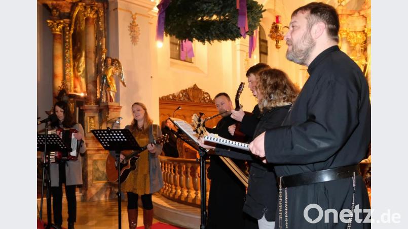 Die Gruppe &quot;Alive&quot; gehört zum festen Bestandteil kirchenmusikalischer Konzerte in der Wallfahrtskirche Bild: mab